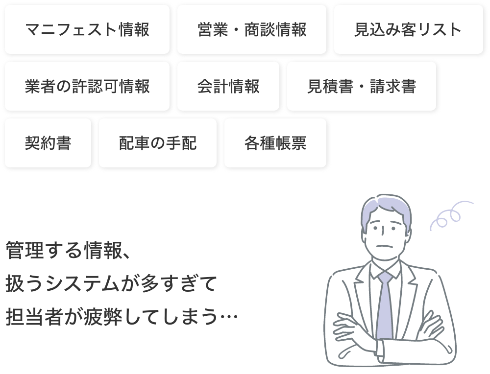社内でシステムが乱立して混乱していませんか?